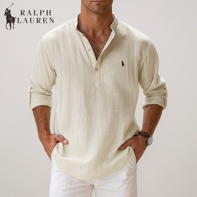 Camisa clásica de lino
