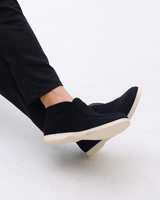 Mocasines de ante de caña alta
