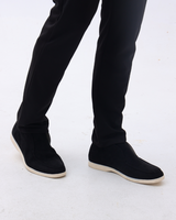 Mocasines de ante de caña alta