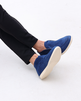 Mocasines de ante de caña alta