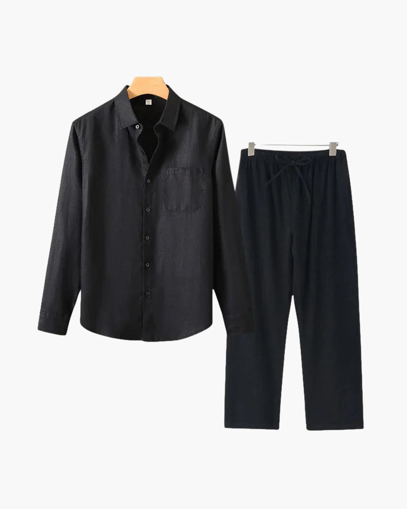 Conjunto de lino (manga larga)