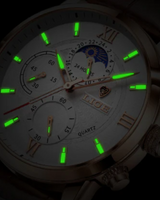 Reloj clásico Lugano (resistente al agua)