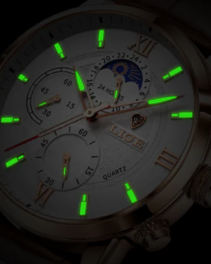 Reloj clásico Lugano (resistente al agua)