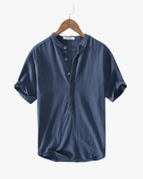 Camisa de lino de verano – Estilo premium para hombre 