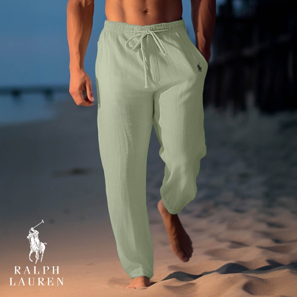 Pantalones de lino Solstice Luxe 