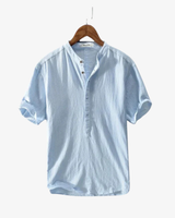 Camisa de lino de verano – Estilo premium para hombre 