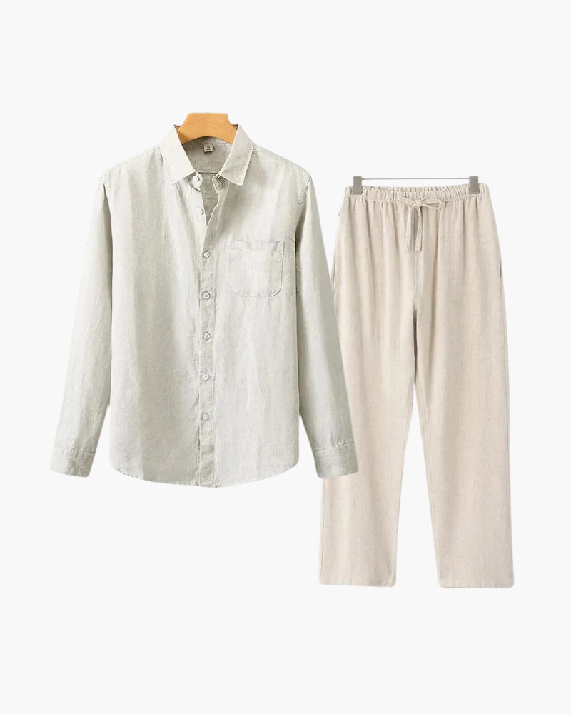 Conjunto de lino (manga larga)