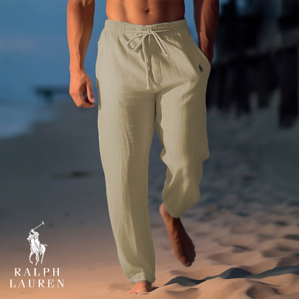 Pantalones de lino Solstice Luxe 