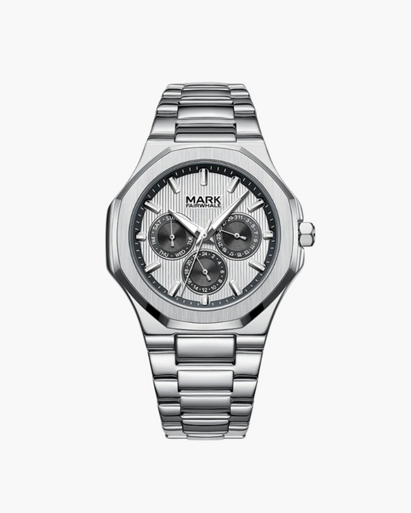 Reloj de acero inoxidable (resistente al agua)