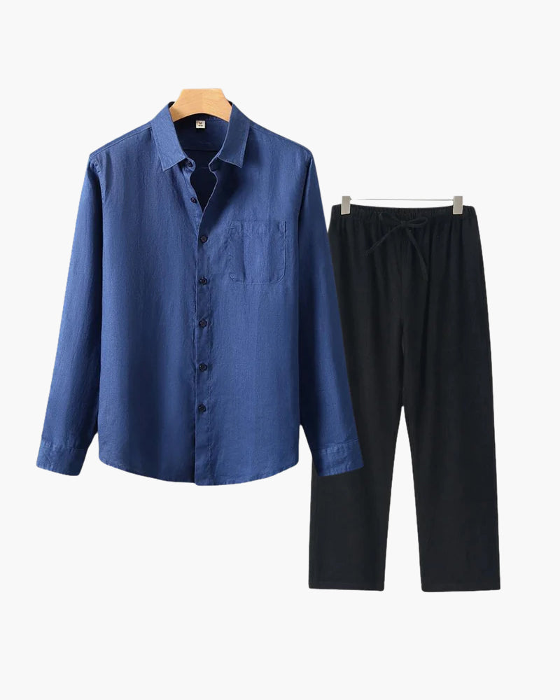 Conjunto de lino (manga larga)