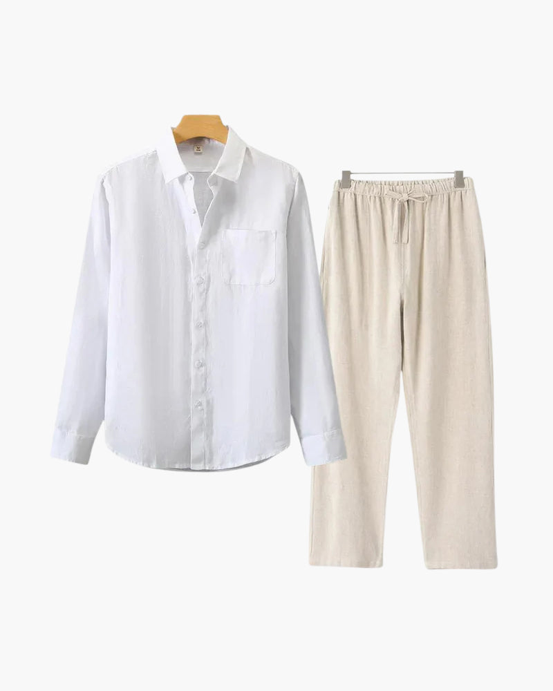 Conjunto de lino (manga larga)