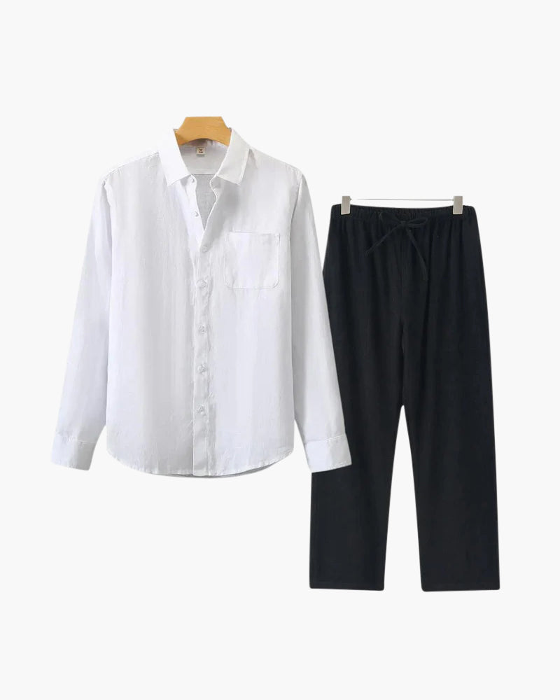 Conjunto de lino (manga larga)