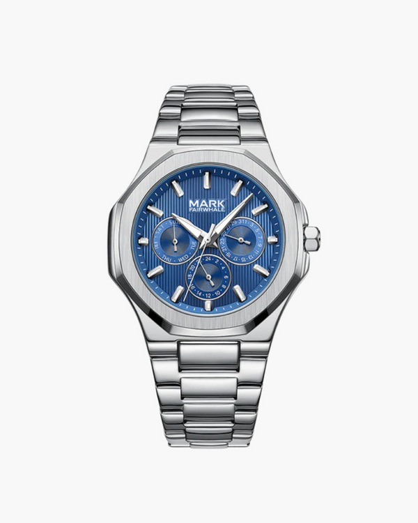 Reloj de acero inoxidable (resistente al agua)