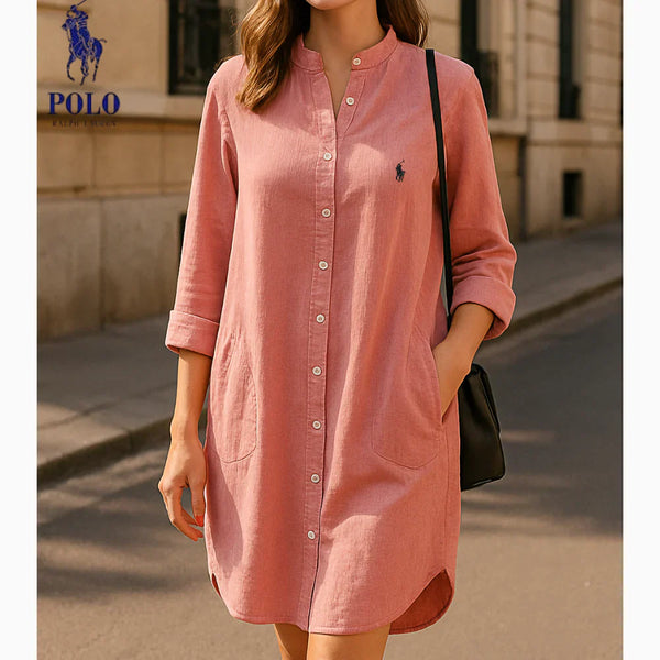 Vestido camisero + bolsa de mano GRATIS