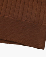 Polo de punto acanalado premium