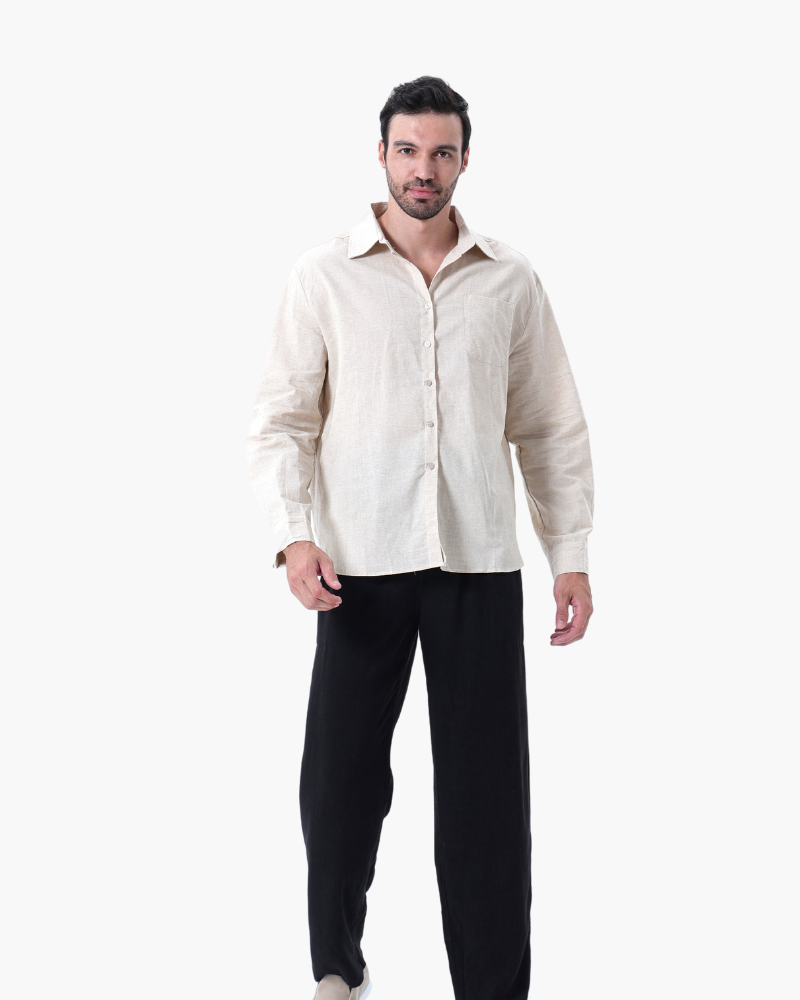 Conjunto de lino (manga larga)