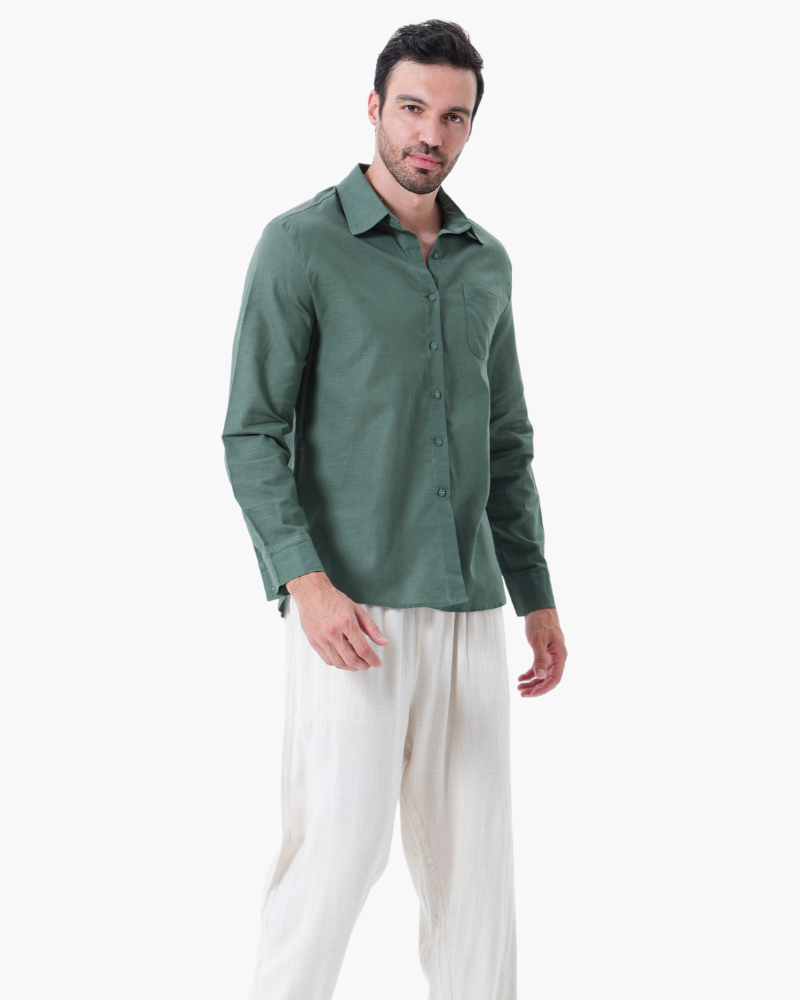 Conjunto de lino (manga larga)