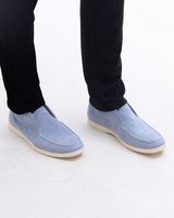 Mocasines de ante de caña alta